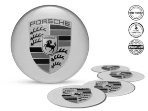 Porsche Édition Insignes Bombés Étiquettes Premium Voiture